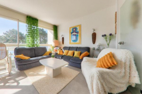 À 160m de la plage, vue mer, appartement pour 6